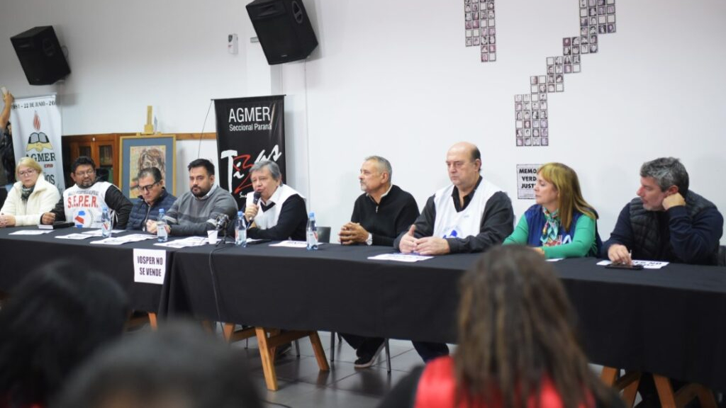Paro y movilización en defensa del Iosper