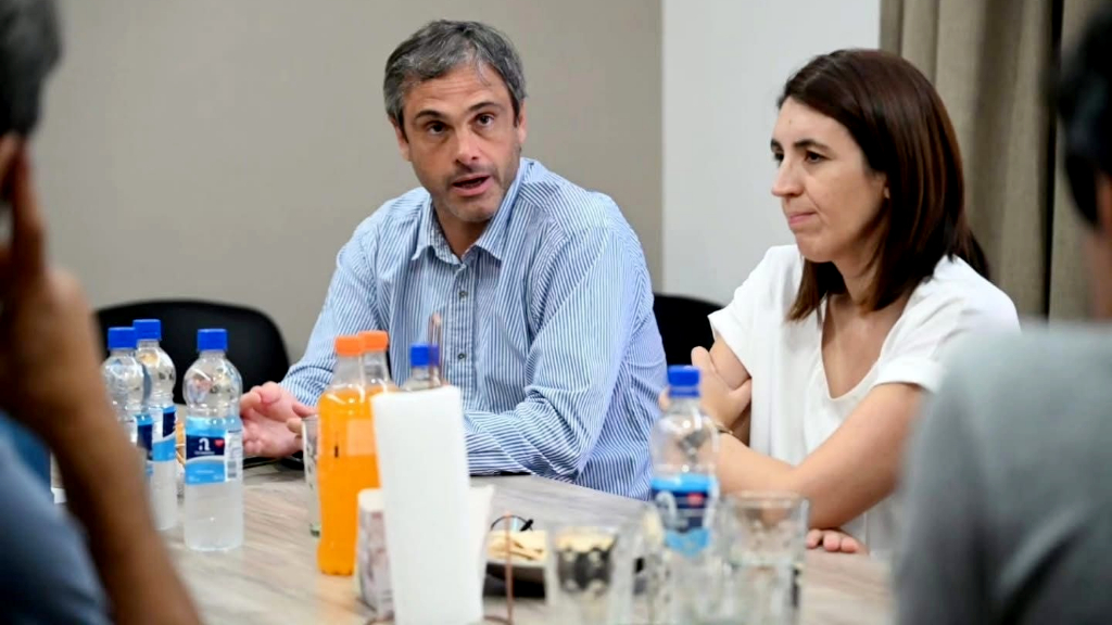 Michel, Marclay, Osuna y Bahl junto a Agmer y CTA por las reformas laboral y educativa