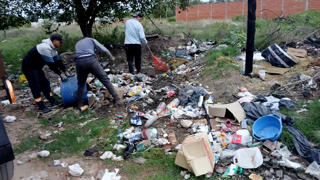 El municipio limpia unos 5 minibasurales por día 