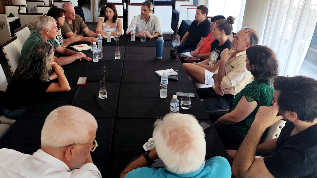 Michel y Marclay se reunieron con asambleístas de Colón