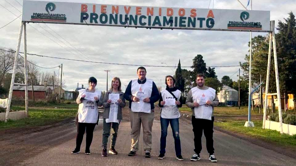Agmer recorrió Pronunciamiento, la ciudad de Gallay 