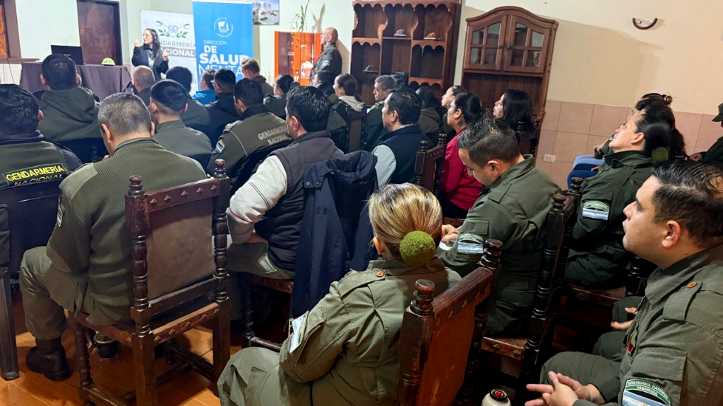 Capacitaron a gendarmes en prevención del estrés laboral
