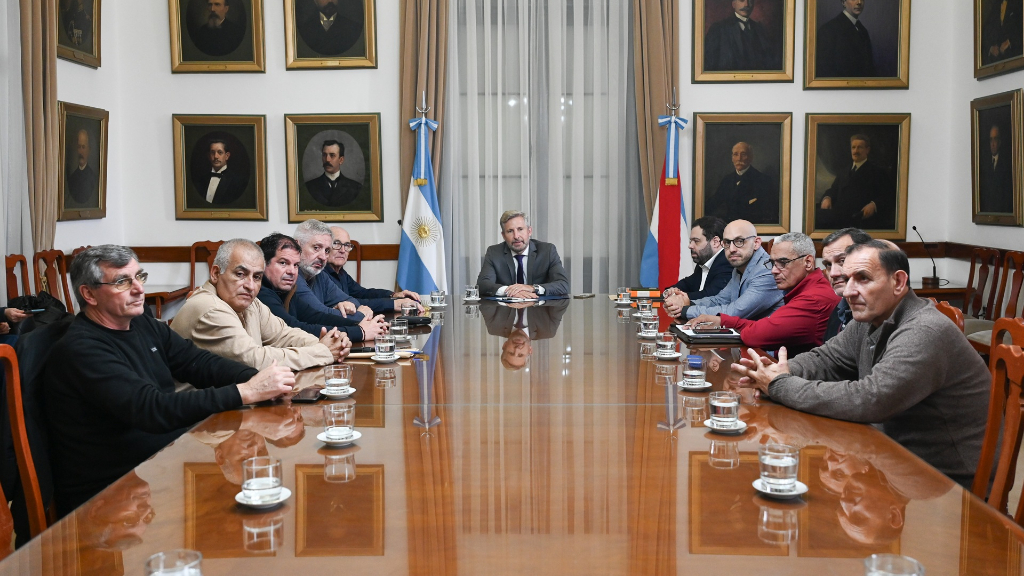 Frigerio con gremios por Tres Arroyos
