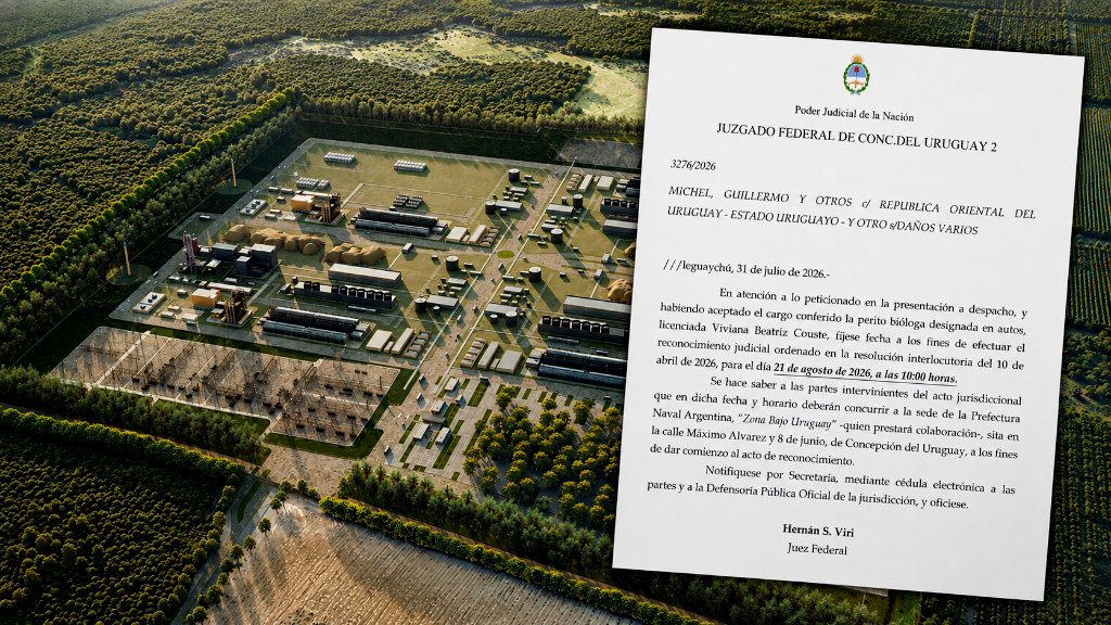 Demanda contra HIF Global: la justicia Federal inspeccionará el río Uruguay