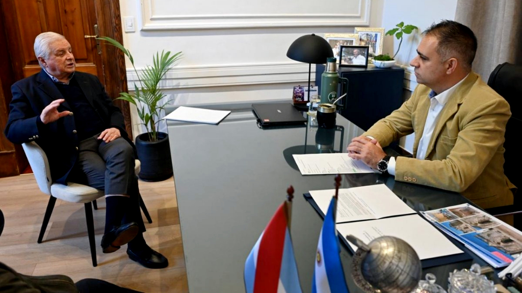 Davico y Lauritto coordinan acciones ante El Niño