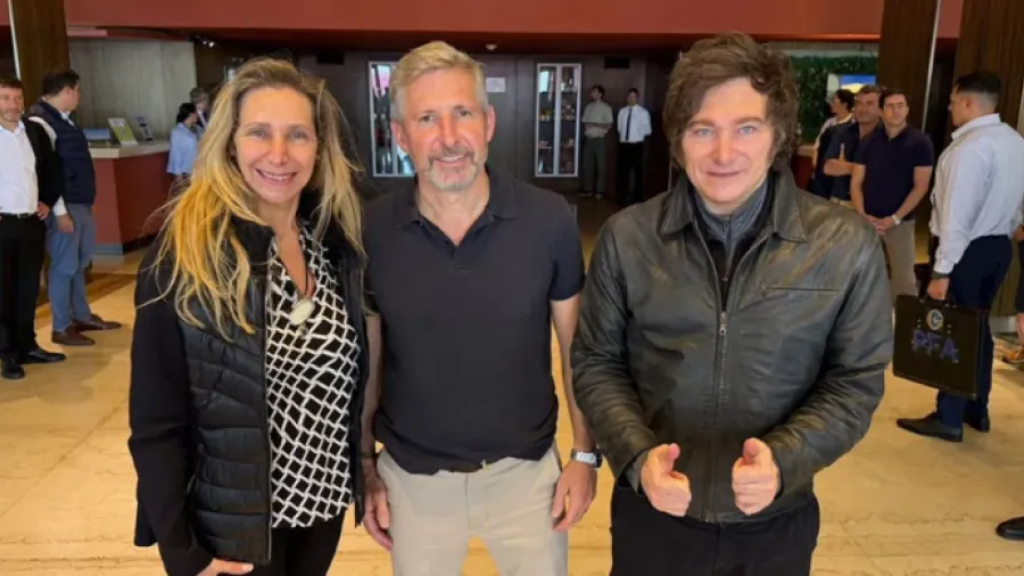 Frigerio en France avec Milei