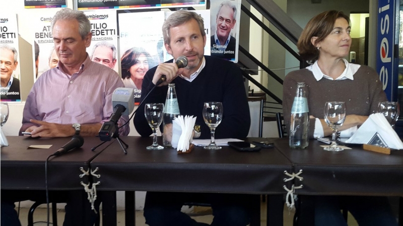 Frigerio con aval directo a Benedetti: “Vengo a acompañar a los candidatos del Presidente”