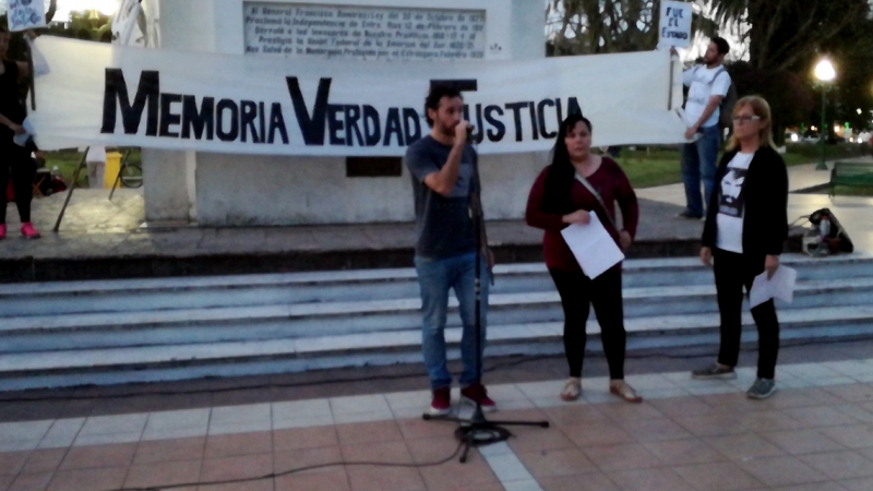 Uruguayenses reclamaron justicia para Santiago Maldonado