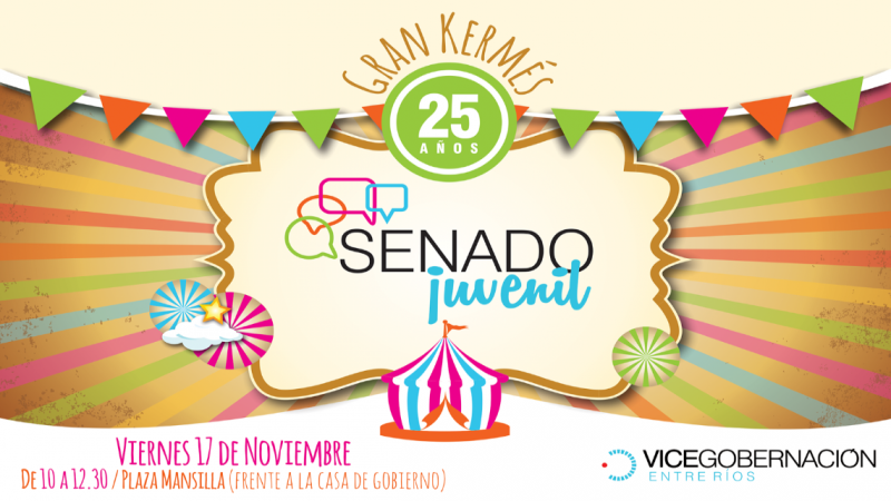 Una Gran Kérmes para celebrar los 25 años del Senado Juvenil