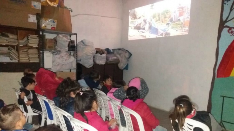 El Cine en Tu barrio, una opción de  participación para los más chicos