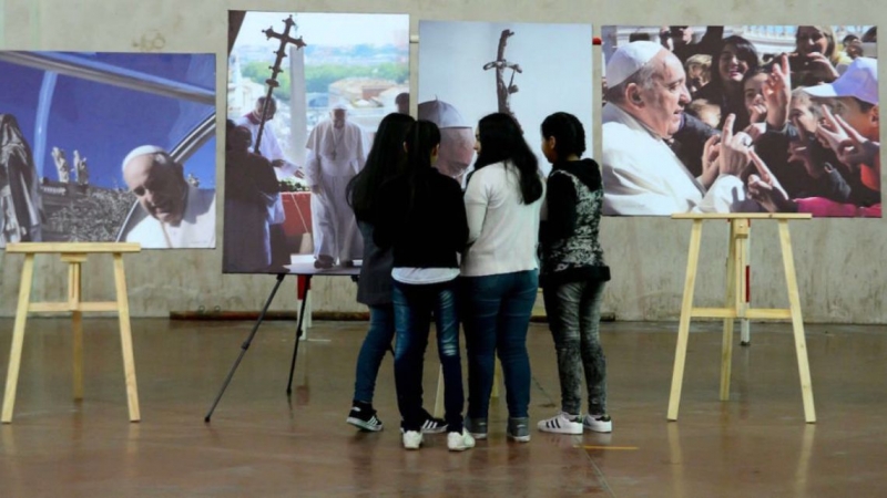 Exposición de fotografías del Papa