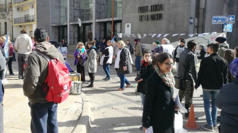 Manifestación contra el fallo pro agroquímicos de Seró