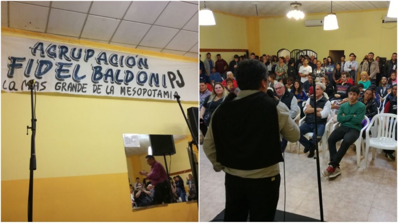 Salió a la cancha la agrupación “Fidel Baldoni”