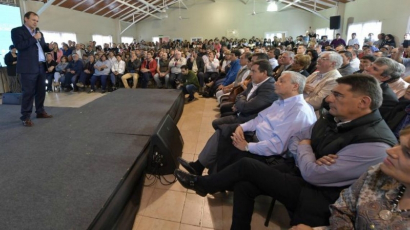 Lauritto estuvo en el encuentro de Bordet