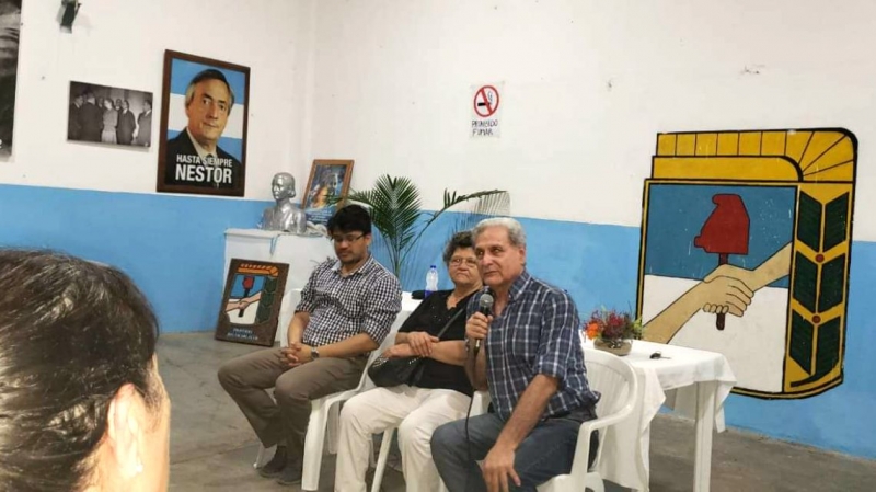 Solanas y Barreto caminan juntos