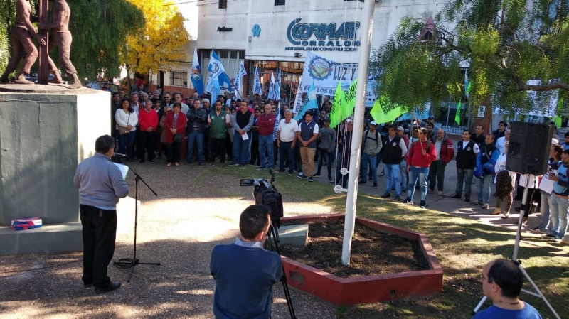 Acto por el día del Trabajador: “Este gobierno perdió toda la legitimidad que le dieron los votos”