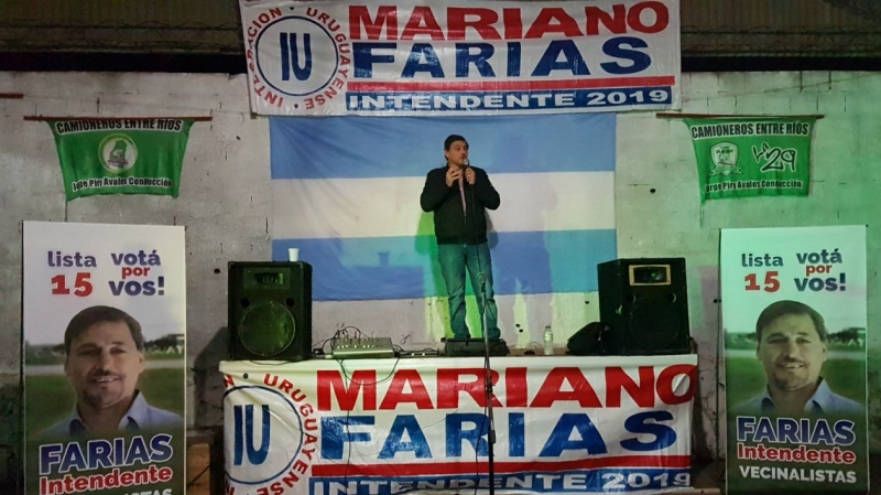 Farías: “Nuestro proyecto es hacer que Concepción del Uruguay sea más grande”