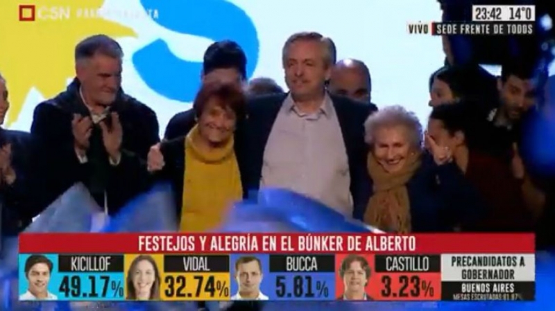 El detrás de escena en el triunfo del Frente de todos