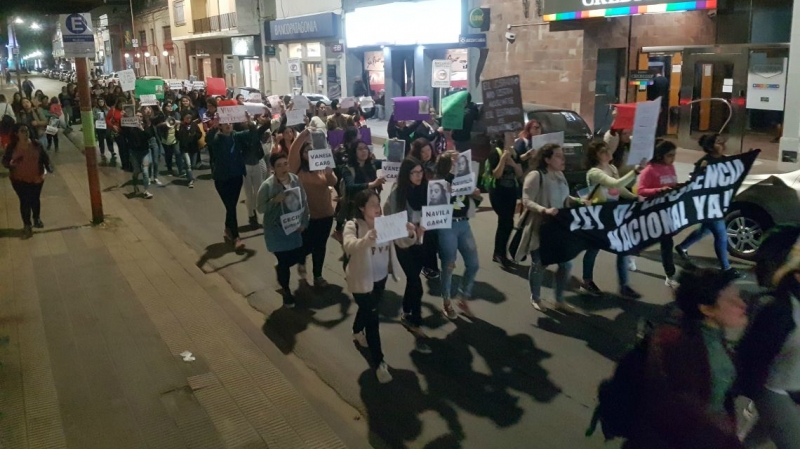 El femicidio de Susana Pereyra tuvo su marcha de repudio