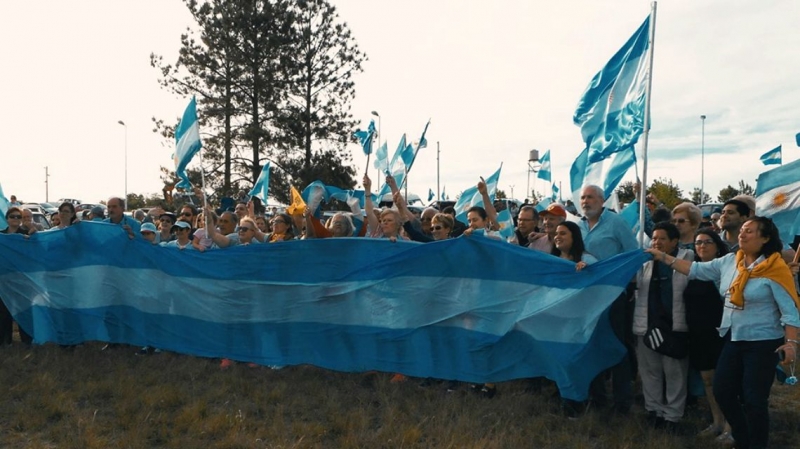 El macrismo uruguayense se sumó a las movilizaciones