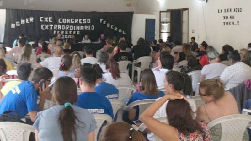 Agmer no comenzará las clases: paro por 72 horas