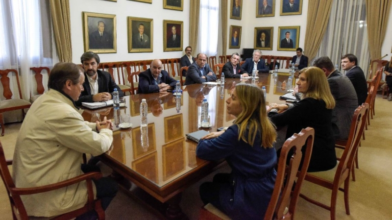 Legisladores de todos los espacios se reunieron con Bordet