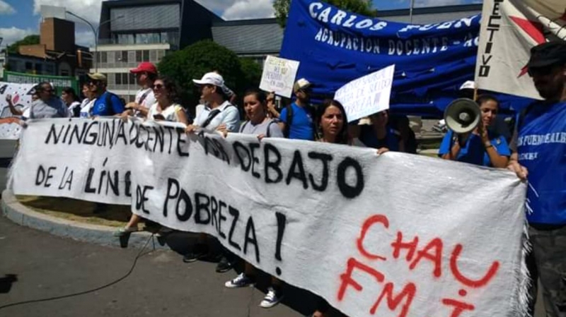 Piden el pago de salarios y Iosper para trabajadores de la educación 