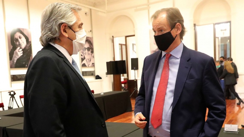 Bordet y Alberto firmaron acuerdo para un programa de Obra Pública