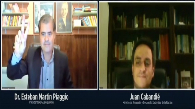 Piaggio entrevistó a Cabandié