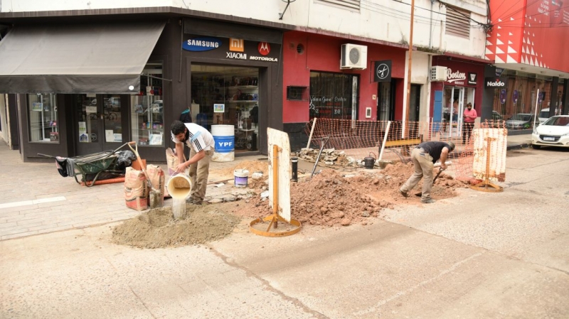 Culminan los trabajos en 25 de Mayo y Peatonal Rocamora