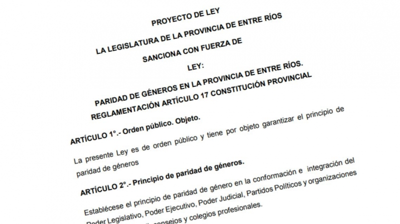 Paridad de Género en el Poder Ejecutivo, Legislativo, Judicial, partidos políticos y en lo civil