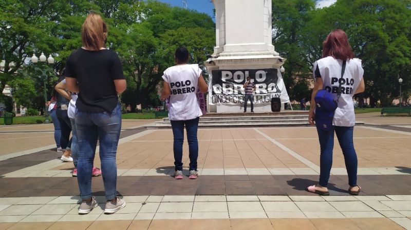 El Polo Obrero uruguayense sumó para la protesta nacional