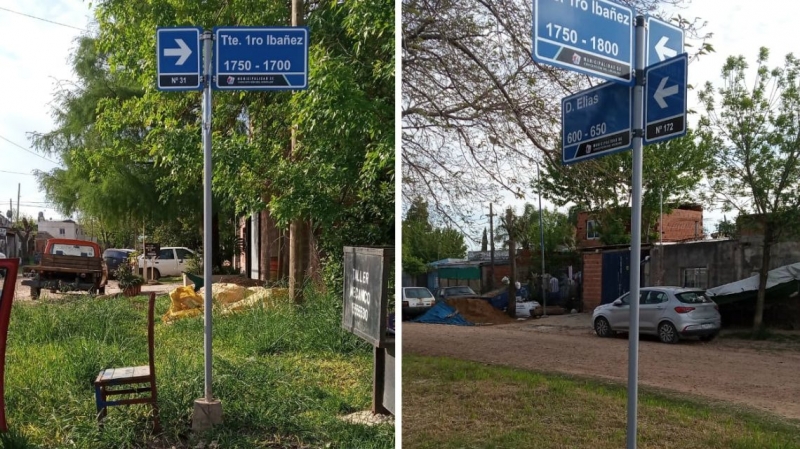 Durante el año se intensificó el trabajo de señalética vial en la ciudad