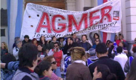 Confirmado: Agmer va al paro el lunes y martes