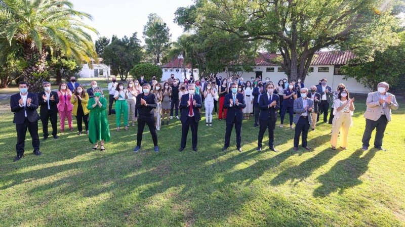 Legisladores entrerrianos con Alberto en Olivos