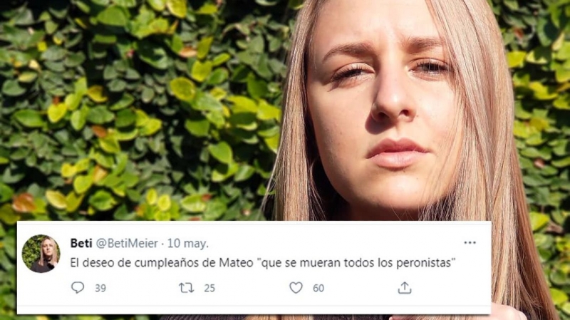 La Presidenta de la JR de María Grande “deseo la muerte de todos los peronistas”