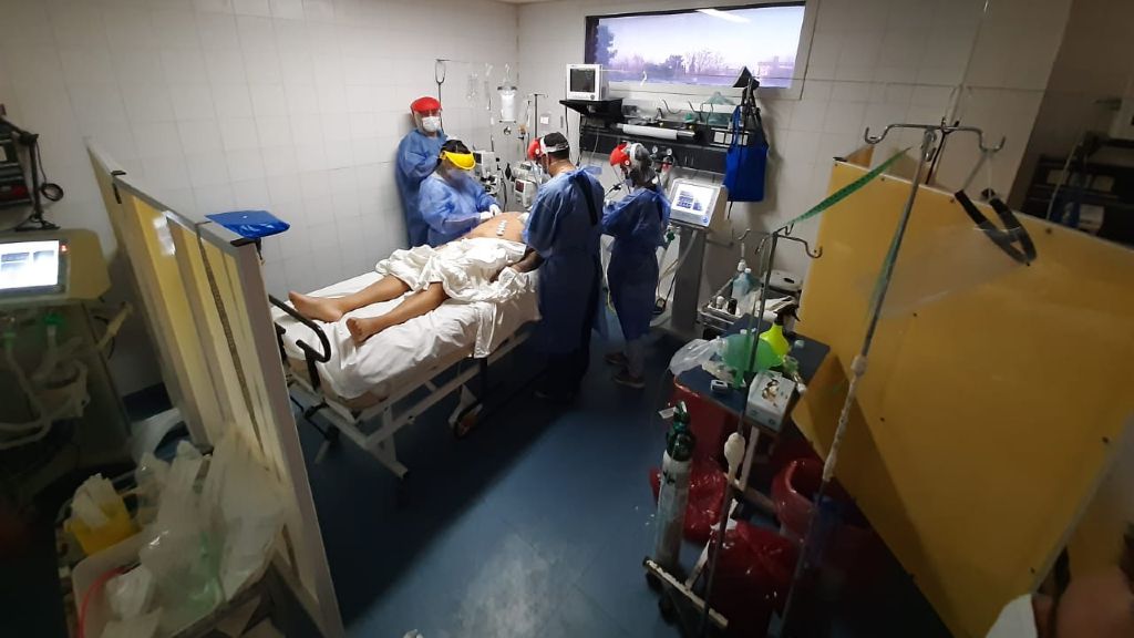 “El hospital está lleno”, advirtió el jefe de terapia intensiva del hospital uruguayense