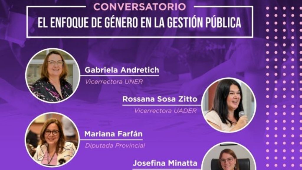 Conversatorio sobre el enfoque de género en la gestión pública