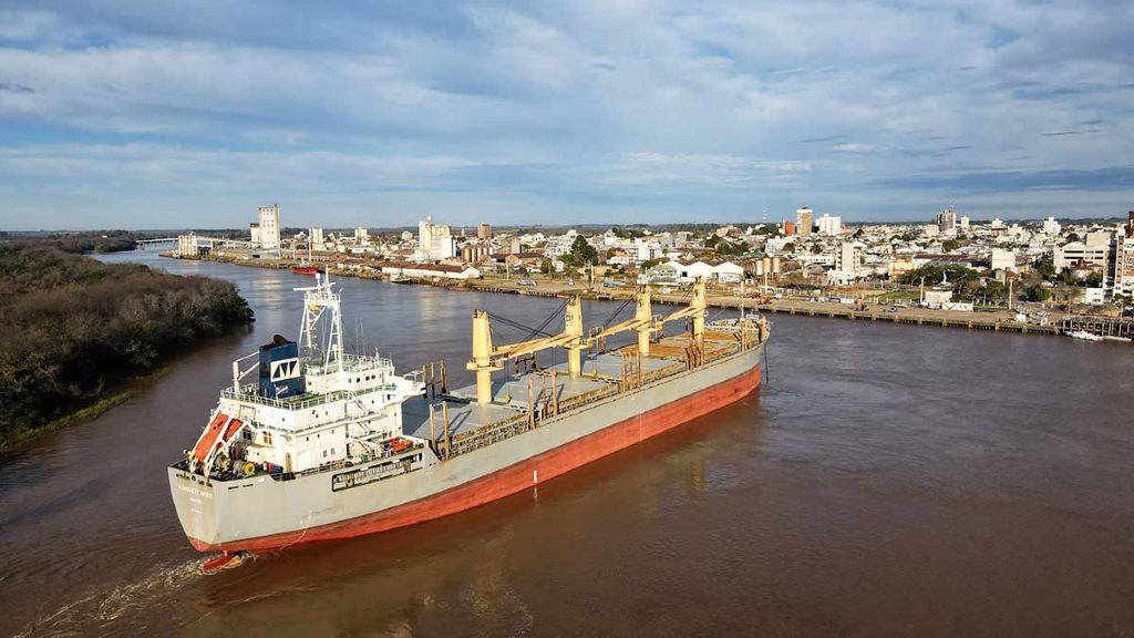 Nueva exportación desde el puerto de Concepción del Uruguay