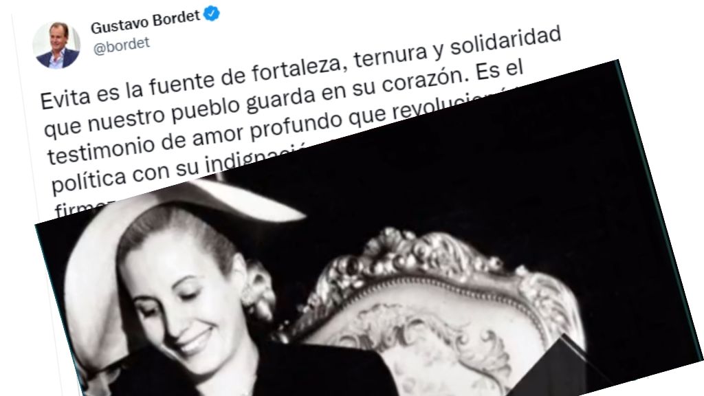 El video de Bordet sobre Evita