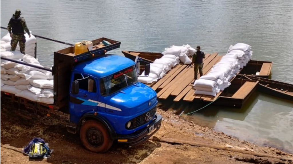 Prefectura desarticuló una maniobra de exportación ilegal en la costa del río Uruguay