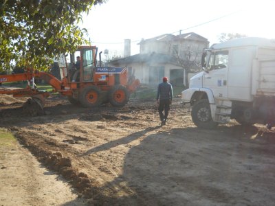 Tareas en obras y servicios públicos ante posibles nuevas lluvias