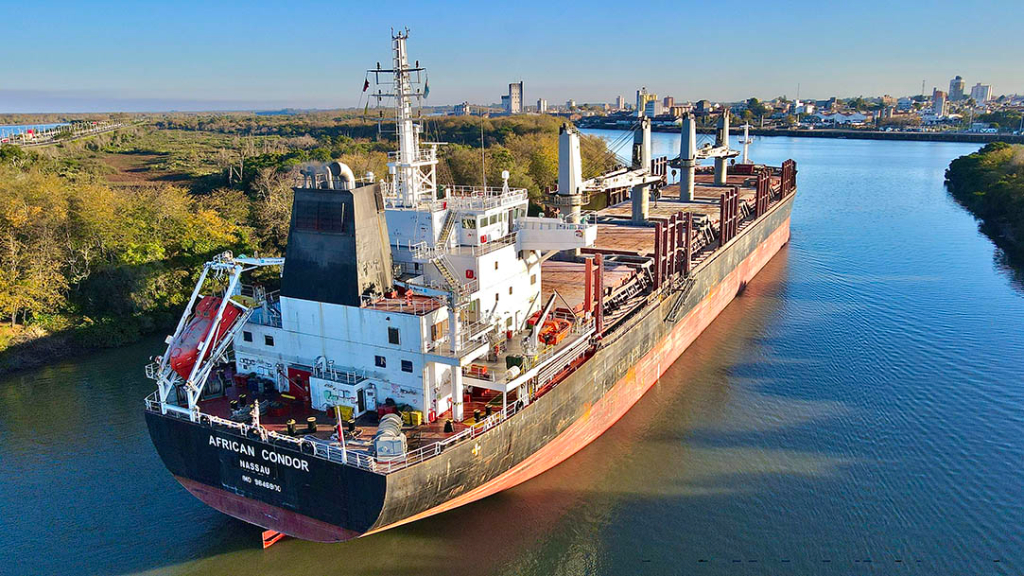 Continúan las exportaciones desde el puerto de Concepción del Uruguay