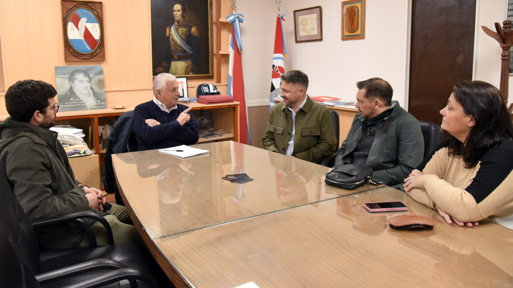 Lauritto se reunió con autoridades de la Zona Franca