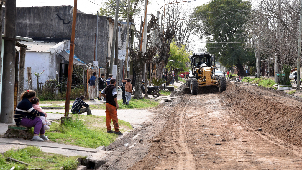 En Concepción avanzan las obras viales municipales