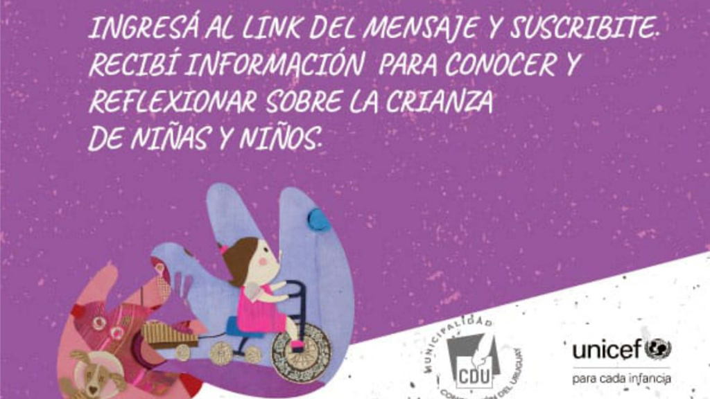 Municipio y UNICEF crearon un canal de difusión