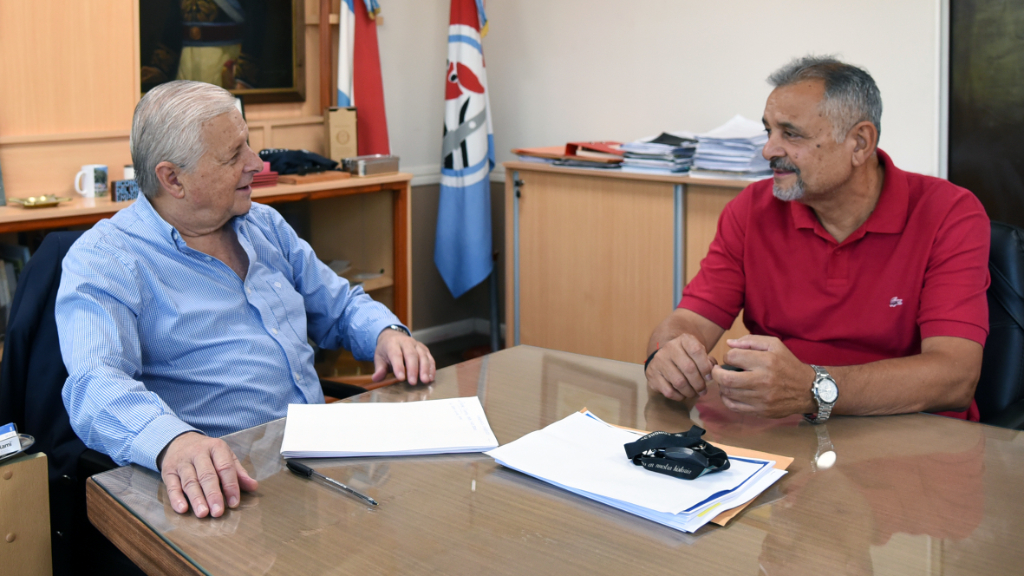 Lauritto recibió al secretario general de ATE 