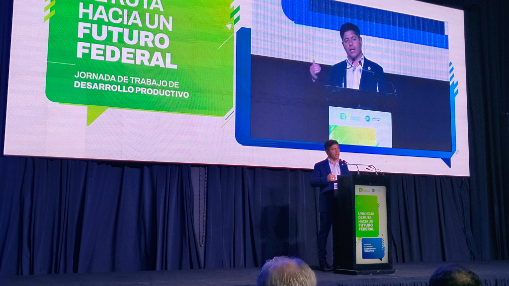 Casaretto le dio la bienvenida a Kicillof