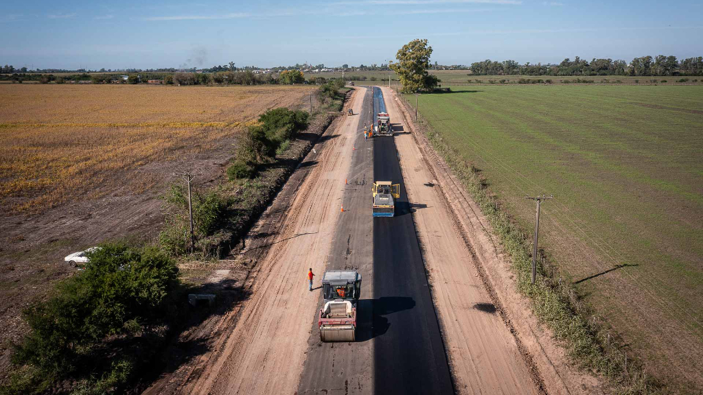 Charla informativa sobre avance de la obra de ruta 23