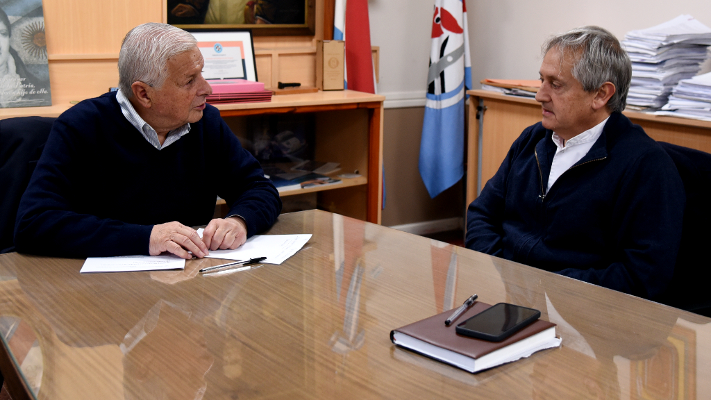 Lauritto recibió a Lombardi para hablar sobre la salud pública en el territorio